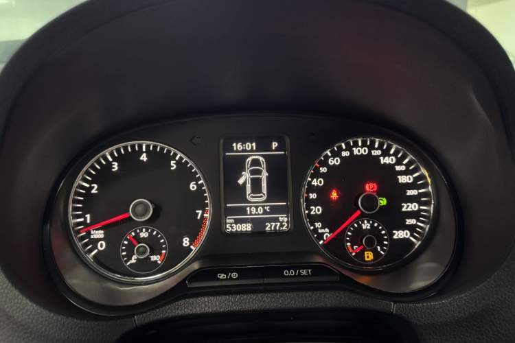 Used Volkswagen Polo 2016 1.4TSI GTI Odometer Close Up