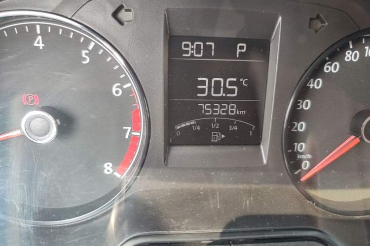 Used Volkswagen Polo 2016 1.4L Automatic Trendy Model Odometer Close Up