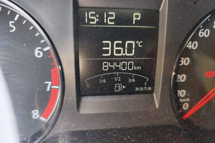 Used Volkswagen Polo 2016 1.4L Automatic Trendy Model Odometer Close Up