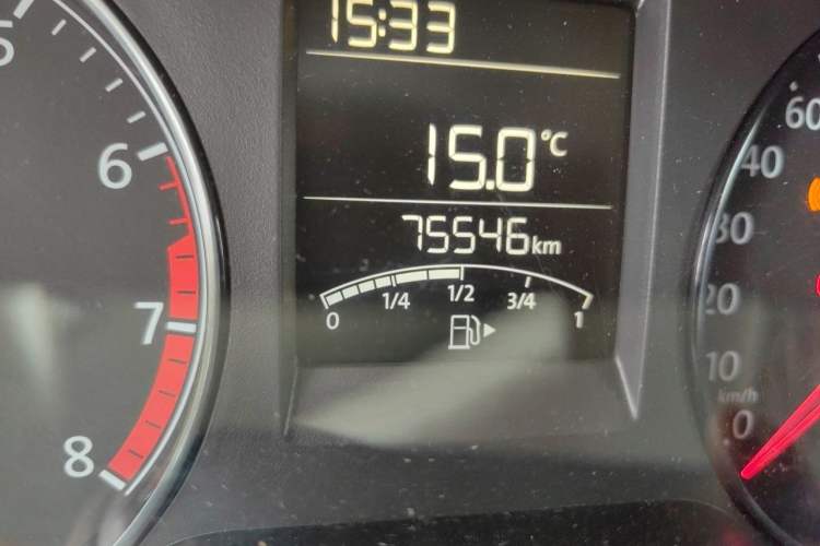 Used Volkswagen Polo 2016 1.4L Manual Fashion Model Odometer Close Up