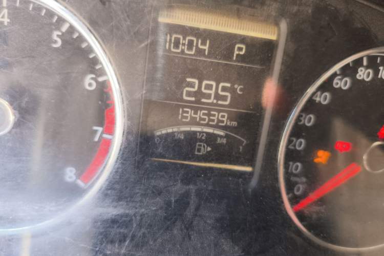 Used Volkswagen Polo 2016 1.4L Automatic Trendy Model Odometer Close Up