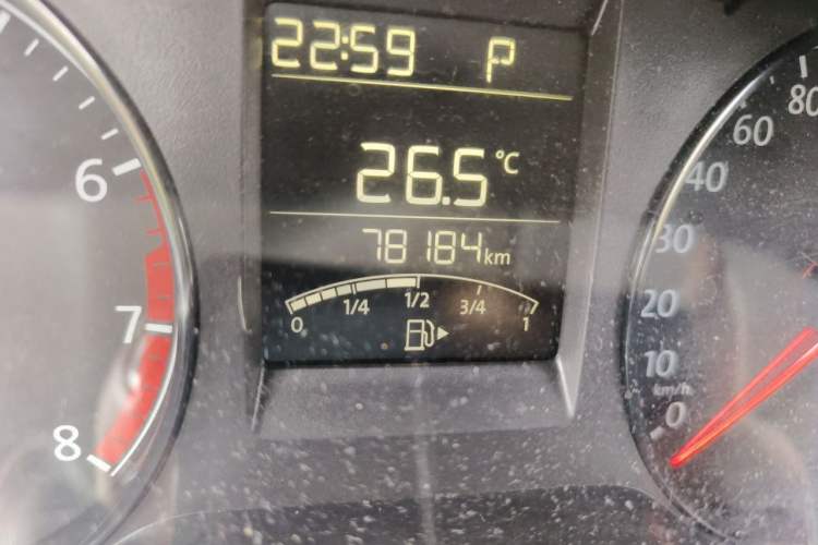 Used Volkswagen Polo 2016 1.4L Automatic Trendy Model Odometer Close Up