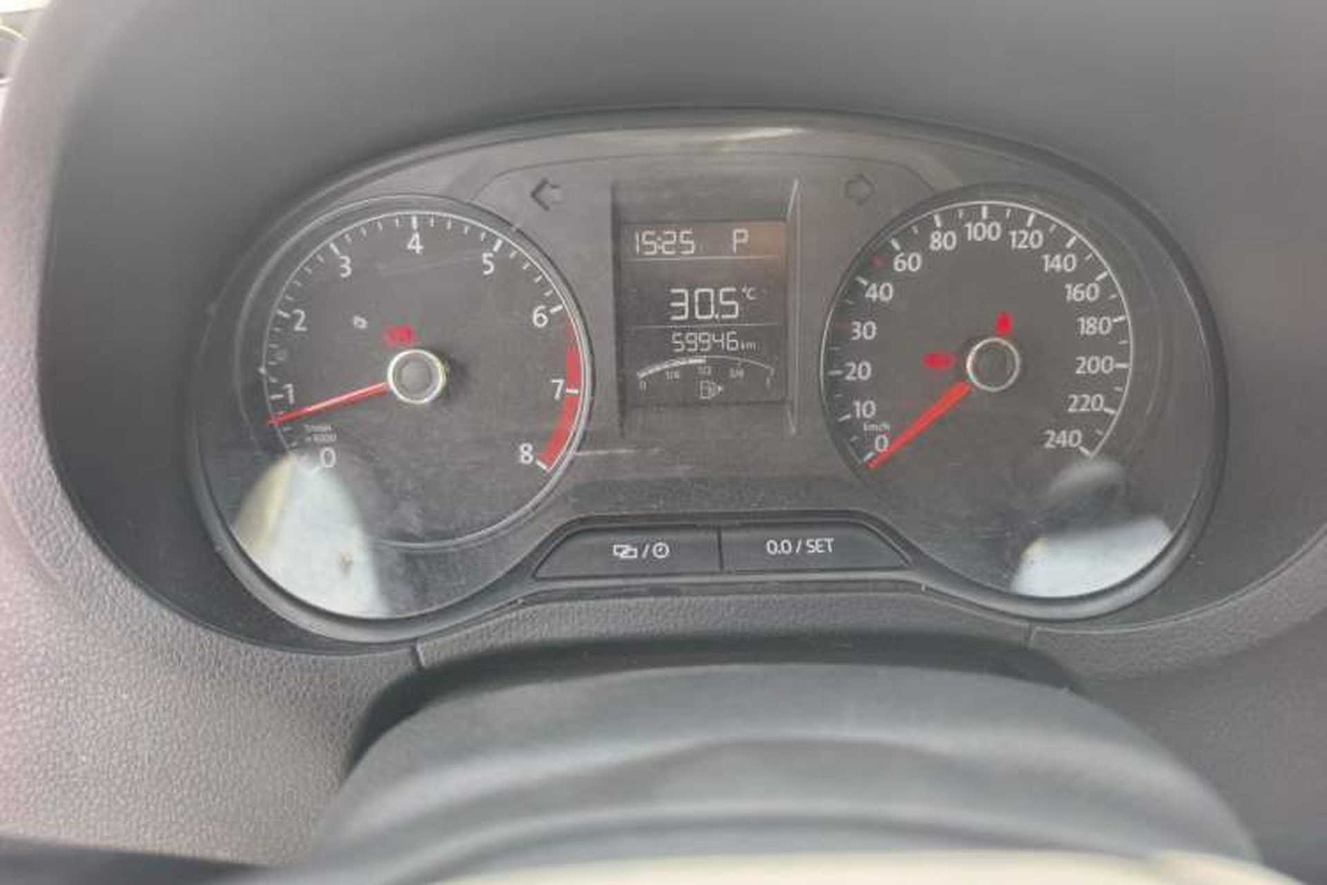 Used Volkswagen Polo 2016 1.4L Automatic Trendy Model Odometer Close Up