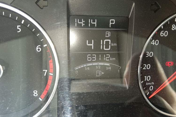 Used Volkswagen Polo 2016 1.6L Automatic Comfort Model Odometer Close Up