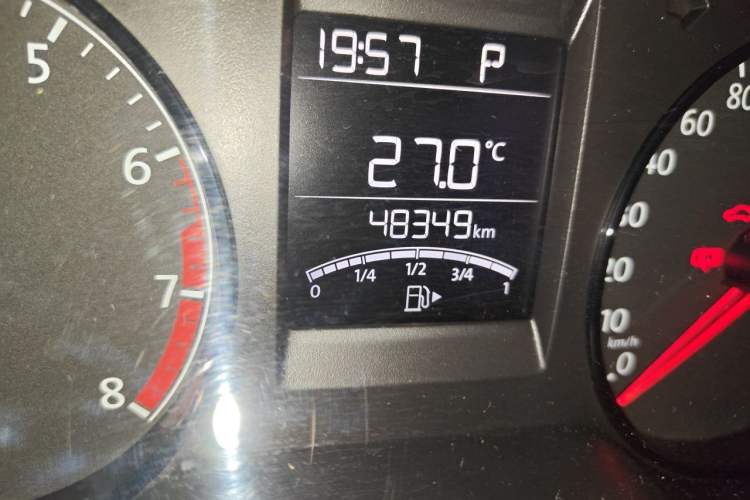 Used Volkswagen Polo 2016 1.4L Automatic Trendy Model Odometer Close Up