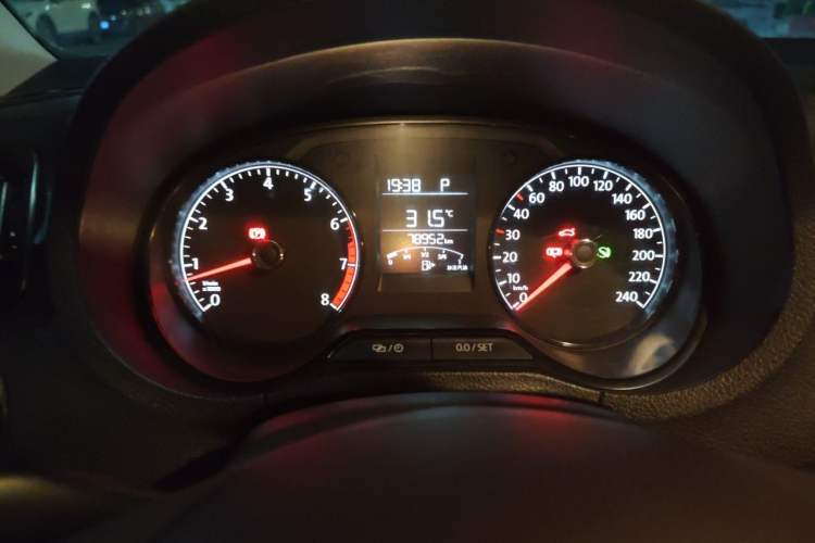 Used Volkswagen Polo 2016 1.4L Automatic Trendy Model Odometer Close Up