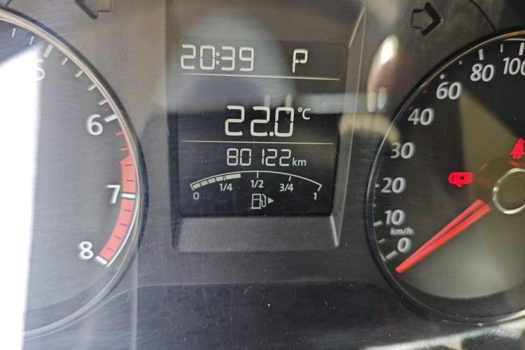 Used Volkswagen Polo 2016 1.4L Automatic Trendy Model Odometer Close Up