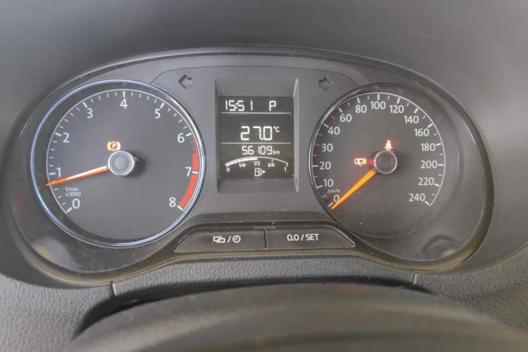 Used Volkswagen Polo 2016 1.4L Automatic Trendy Model Odometer Close Up