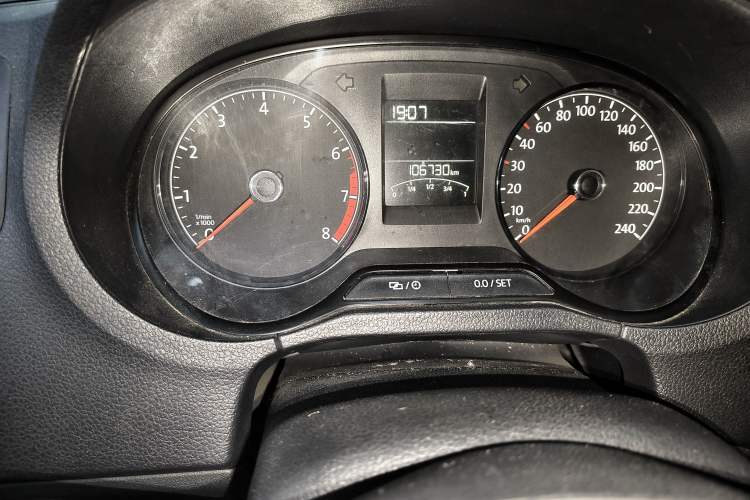 Used Volkswagen Polo 2016 1.4L Cross Polo Manual Odometer Close Up