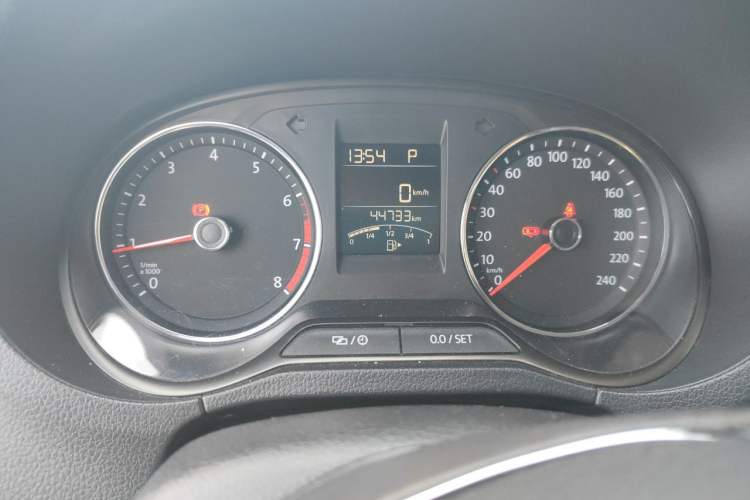 Used Volkswagen Polo 2018 1.5L Cross Polo Automatic Odometer Close Up