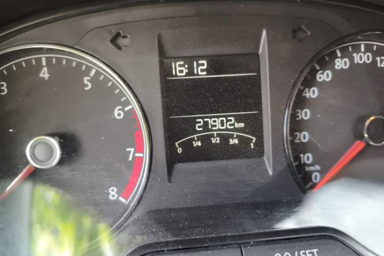 Used Volkswagen Polo 2018 1.5L Automatic Advanced Driving Model Odometer Close Up