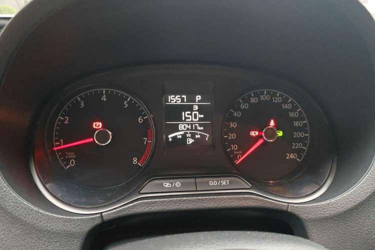 Used Volkswagen Polo 2018 1.5L Automatic Advanced Driving Model Odometer Close Up
