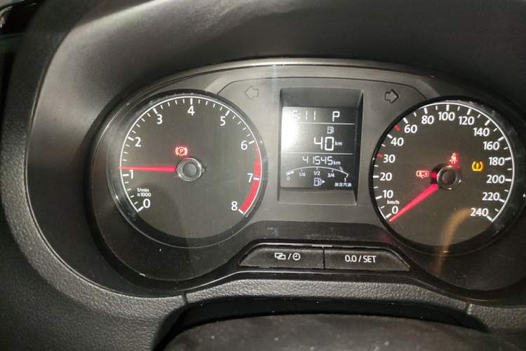Used Volkswagen Polo 2018 1.5L Automatic Advanced Driving Model Odometer Close Up