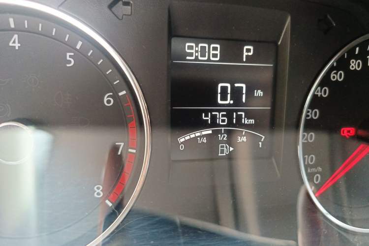 Used Volkswagen Polo 2018 1.5L Automatic Enjoyment Model Odometer Close Up