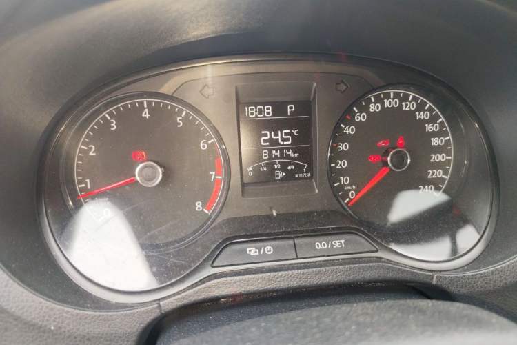 Used Volkswagen Polo 2018 1.5L Automatic Advanced Driving Model Odometer Close Up