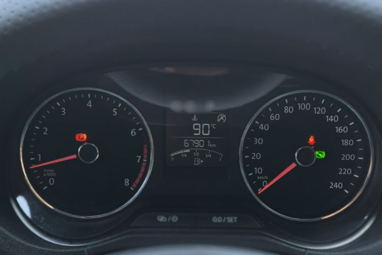 Used Volkswagen Polo 2018 1.5L Automatic Enjoyment Model Odometer Close Up