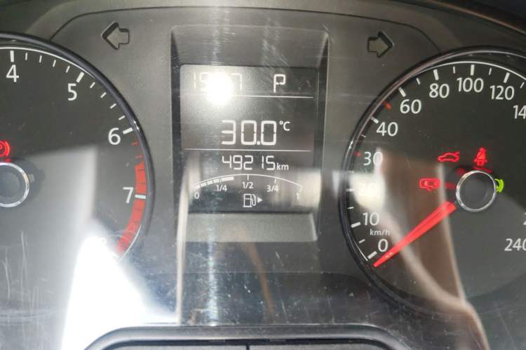 Used Volkswagen Polo 2018 1.5L Automatic Advanced Driving Model Odometer Close Up