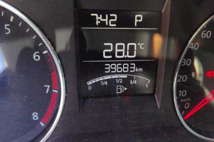 Used Volkswagen Polo 2018 1.5L Automatic Luxury Edition Odometer Close Up