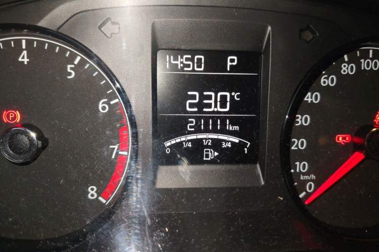Used Volkswagen Polo 2018 1.5L Automatic Advanced Driving Model Odometer Close Up