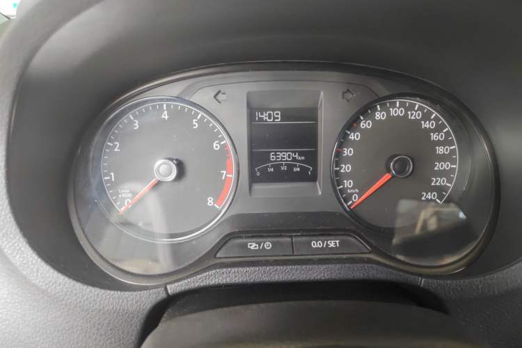 Used Volkswagen Polo 2018 1.5L Automatic Advanced Driving Model Odometer Close Up