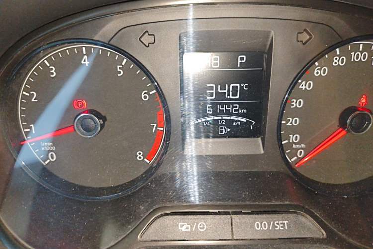 Used Volkswagen Polo 2018 1.5L Automatic Advanced Driving Model Odometer Close Up
