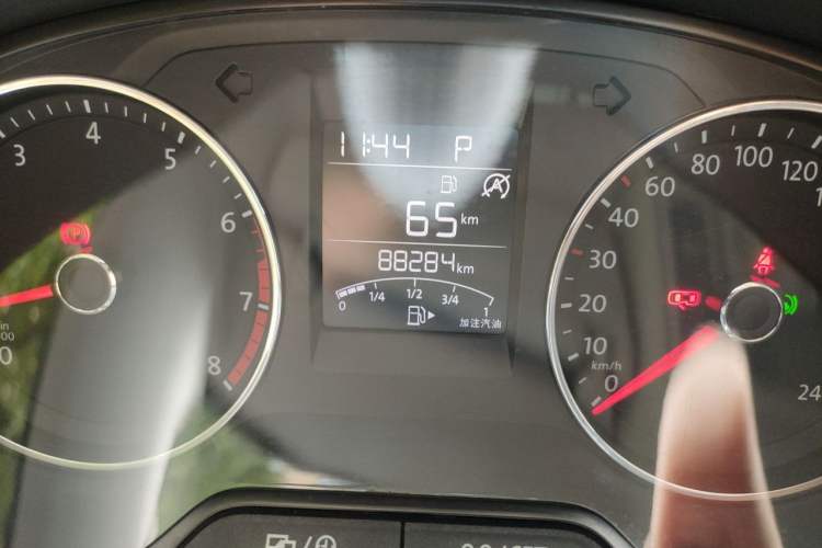 Used Volkswagen Polo 2018 1.5L Automatic Enjoyment Model Odometer Close Up
