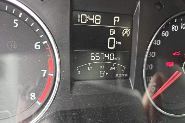 Used Volkswagen Polo 2018 1.5L Automatic Enjoyment Model Odometer Close Up