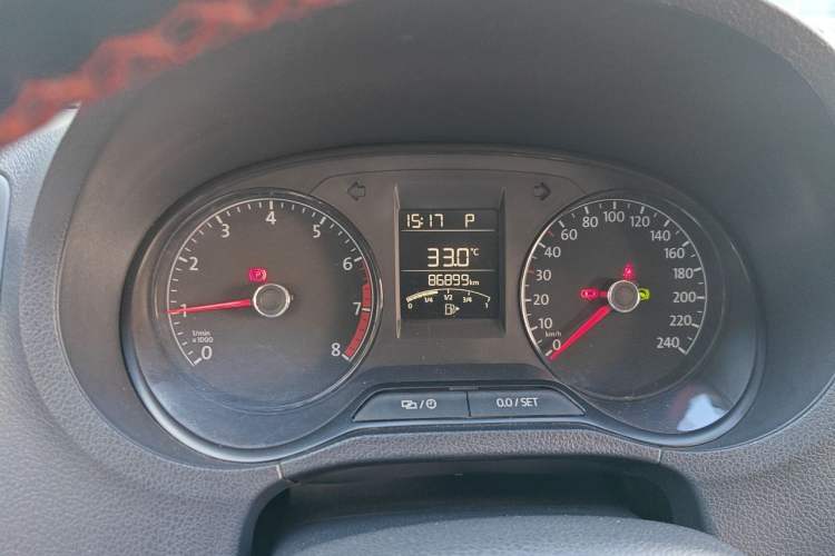 Used Volkswagen Polo 2018 1.5L Automatic Advanced Driving Model Odometer Close Up