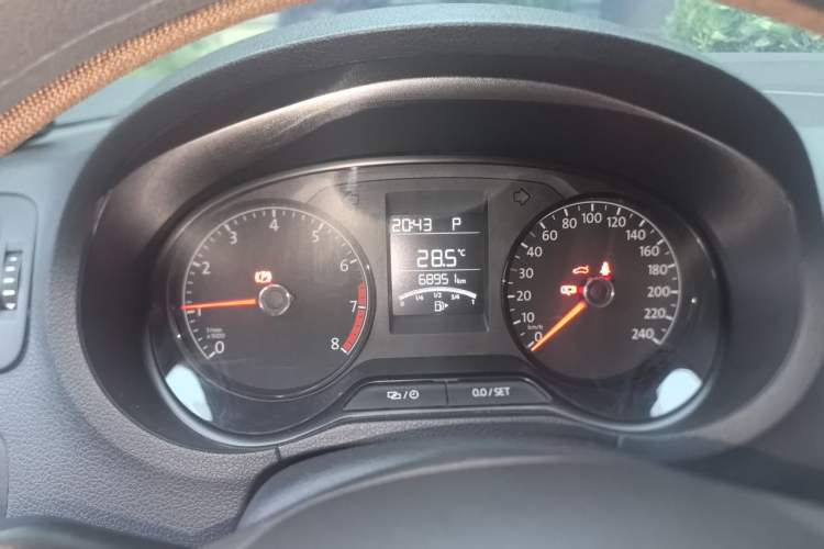 Used Volkswagen Polo 2018 1.5L Automatic Advanced Driving Model Odometer Close Up