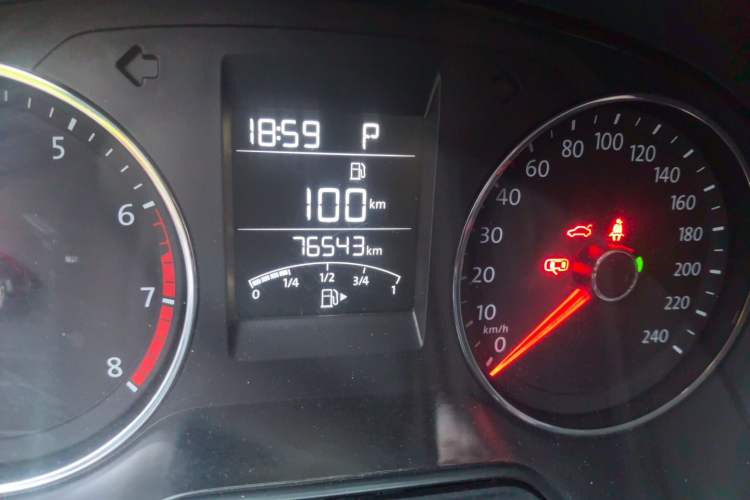 Used Volkswagen Polo 2018 1.5L Automatic Enjoyment Model Odometer Close Up