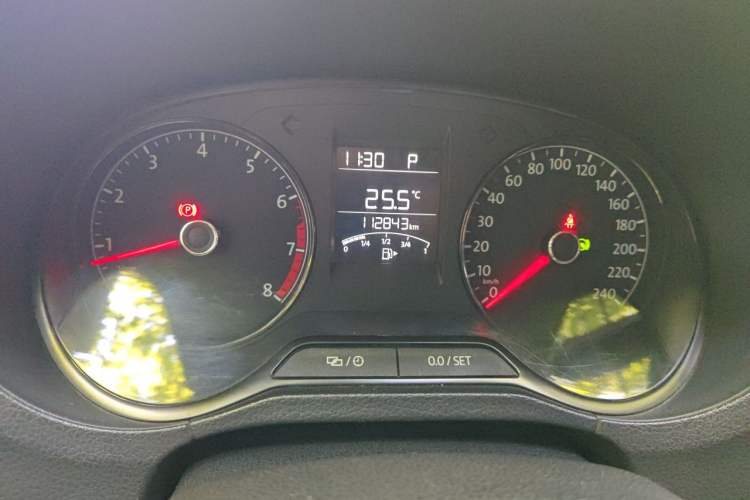 Used Volkswagen Polo 2018 1.5L Automatic Advanced Driving Model Odometer Close Up