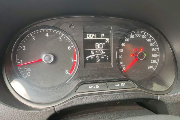 Used Volkswagen Polo 2018 1.5L Automatic Advanced Driving Model Odometer Close Up