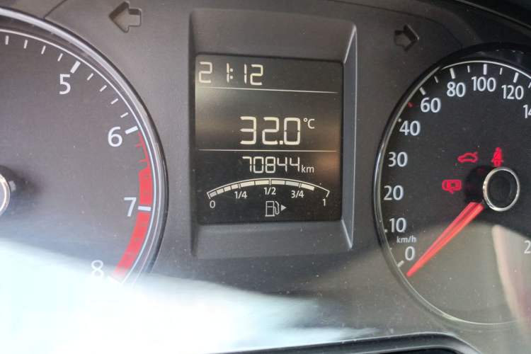 Used Volkswagen Polo 2018 1.5L Manual Drive-Comfort Model Odometer Close Up