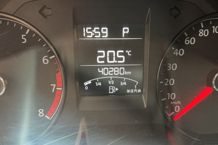 Used Volkswagen Polo 2018 1.5L Automatic Advanced Driving Model Odometer Close Up