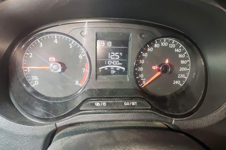 Used Volkswagen Polo 2018 1.5L Manual Drive-Comfort Model Odometer Close Up