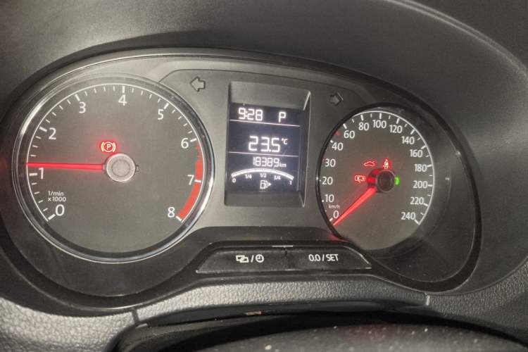 Used Volkswagen Polo 2018 1.5L Automatic Advanced Driving Model Odometer Close Up