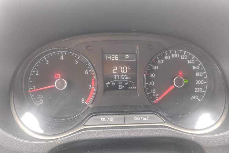 Used Volkswagen Polo 2018 1.5L Automatic Advanced Driving Model Odometer Close Up