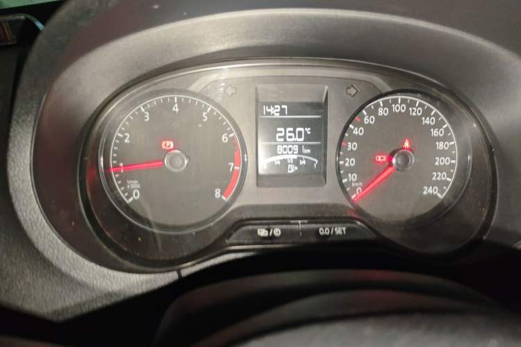 Used Volkswagen Polo 2018 1.5L Manual Drive-Comfort Model Odometer Close Up