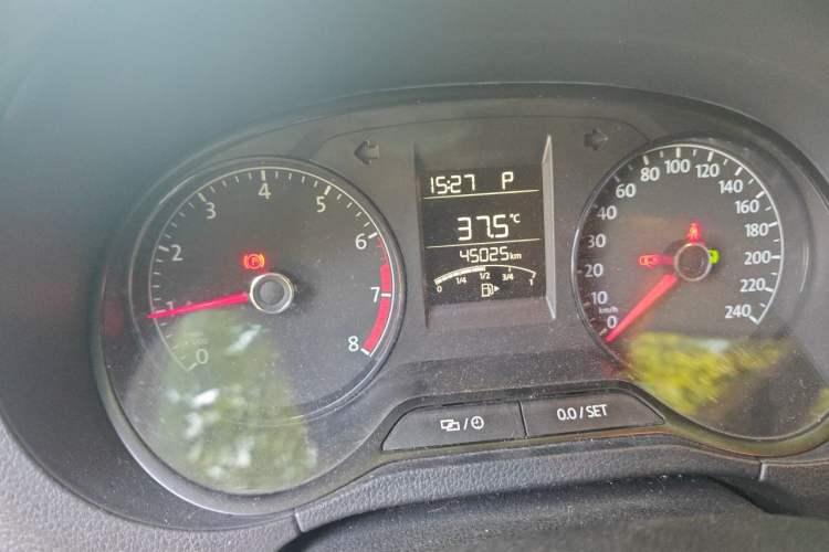 Used Volkswagen Polo 2018 1.5L Automatic Advanced Driving Model Odometer Close Up