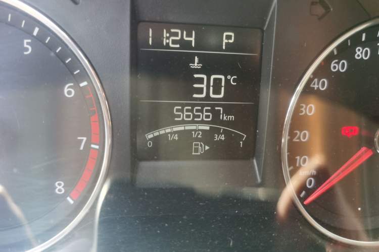 Used Volkswagen Polo 2018 1.5L Automatic Enjoyment Model Odometer Close Up