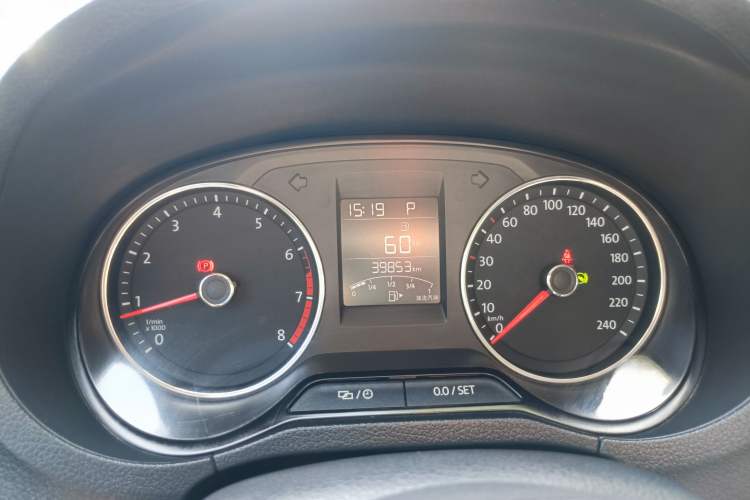 Used Volkswagen Polo 2018 1.5L Automatic Enjoyment Model Odometer Close Up