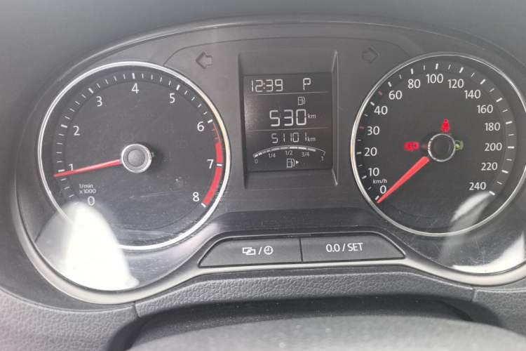 Used Volkswagen Polo 2018 1.5L Automatic Enjoyment Model Odometer Close Up