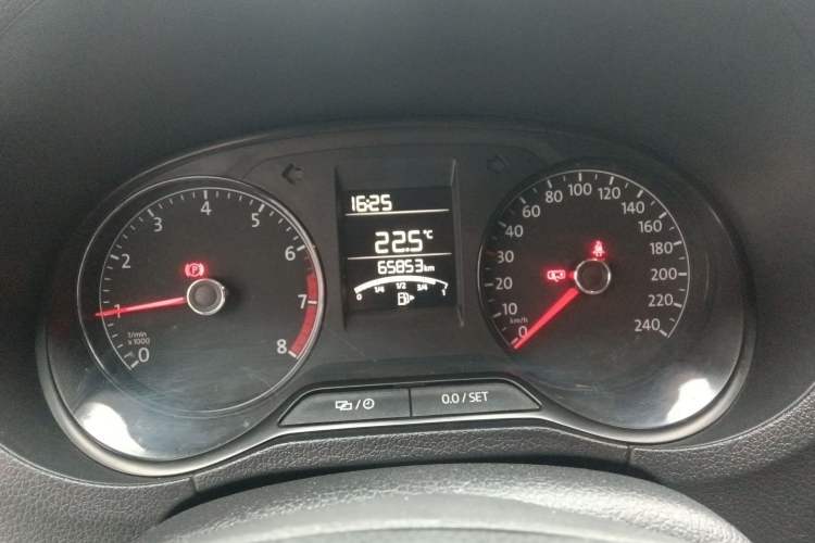 Used Volkswagen Polo 2018 1.5L Manual Drive-Comfort Model Odometer Close Up