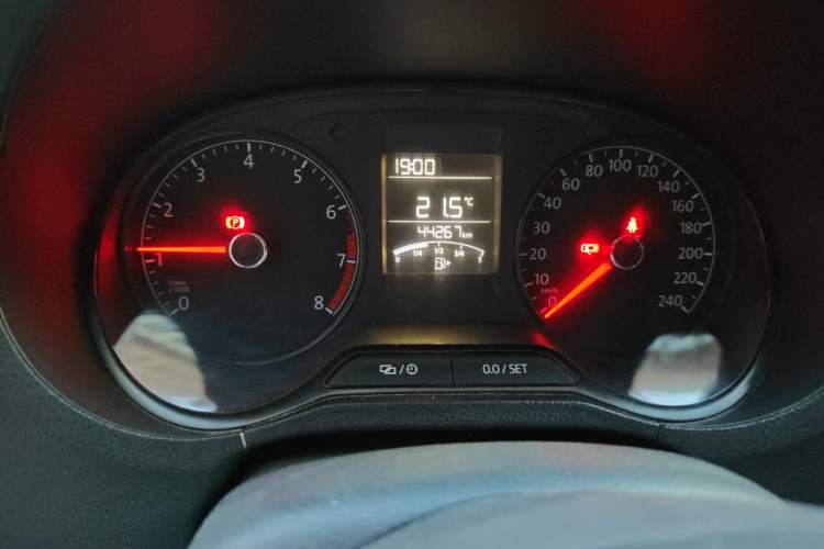 Used Volkswagen Polo 2018 1.5L Manual Drive-Comfort Model Odometer Close Up