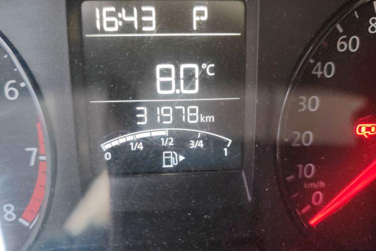 Used Volkswagen Polo 2018 1.5L Automatic Advanced Driving Model Odometer Close Up
