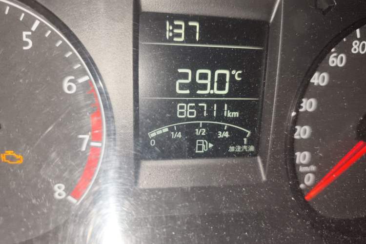 Used Volkswagen Polo 2018 1.5L Manual Drive-Comfort Model Odometer Close Up