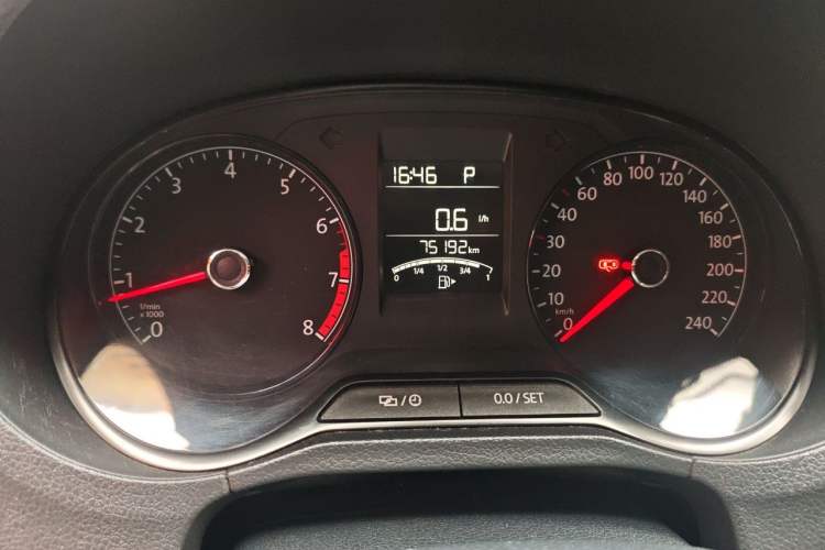 Used Volkswagen Polo 2018 1.5L Automatic Advanced Driving Model Odometer Close Up