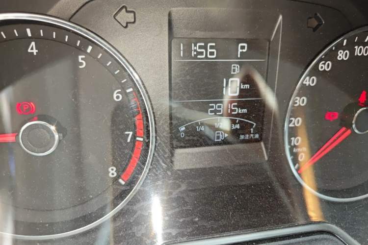 Used Volkswagen Polo 2018 1.5L Automatic Enjoyment Model Odometer Close Up