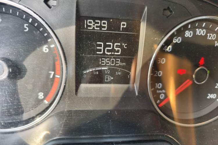 Used Volkswagen Polo 2018 1.5L Automatic Enjoyment Model Odometer Close Up