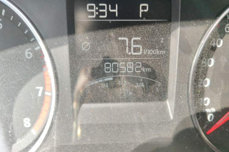 Used Volkswagen Polo 2018 1.5L Automatic Enjoyment Model Odometer Close Up